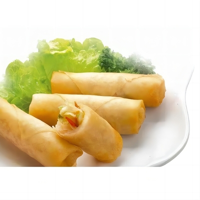 Weißes gelbes chinesisches Halal gefrorenes Frühlings-Rollengebäck 900g