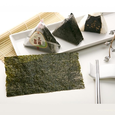 Erstklassiger gebratener Blatt-Vakuumsatz der Onigiri-Meerespflanzen-Verpackungs-100