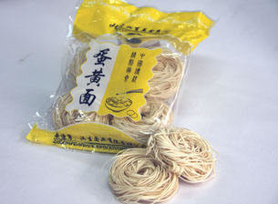 Ovale runde Form 400g Udon-Eiernudeln fettarm
