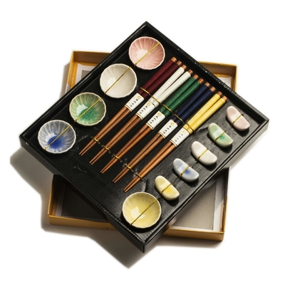 Zwillings-Spitzenschnitt Soemwegwerfbambusessstäbchen-18.5cm 20.5cm