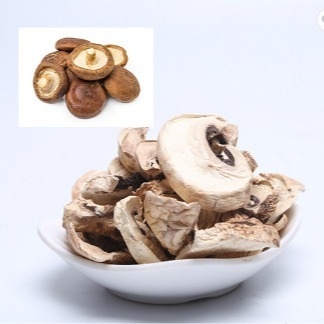 10x10mm Brown japanische trockene Shiitake-Pilz-Bearbeitungs-Taschen-Masse