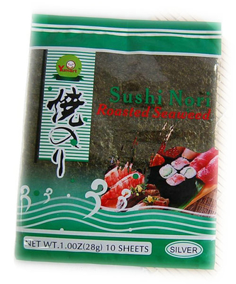 28g reiner Yaki Nori Seaweed 10 Blätter mit ursprünglicher Verpackung