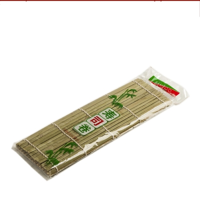 27*27cm grünes Bambussushi-Rollen Mat Japanese Sushi Roller