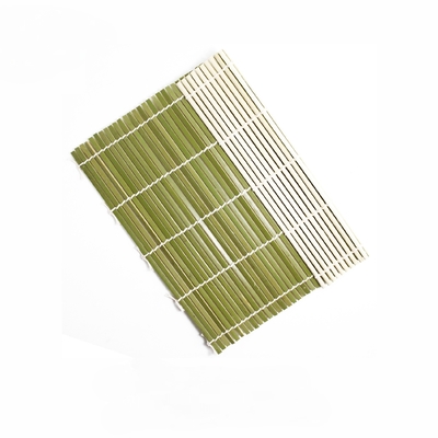 27*27cm grünes Bambussushi-Rollen Mat Japanese Sushi Roller