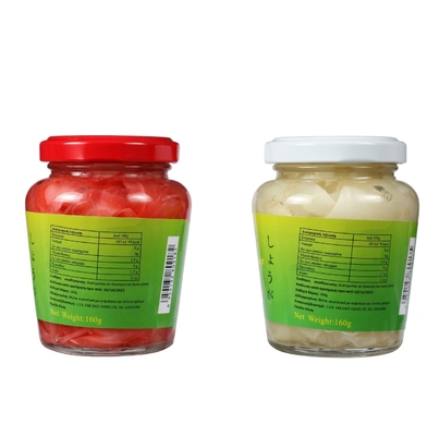 Frische organische in Essig eingelegte Sushi Ginger Sliced And Strip 160g/Flasche