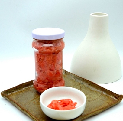 Frische organische in Essig eingelegte Sushi Ginger Sliced And Strip 160g/Flasche