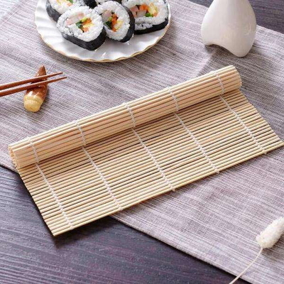 Japaner reden 24cm 27cm Bambussushi Mat White Natural Color an