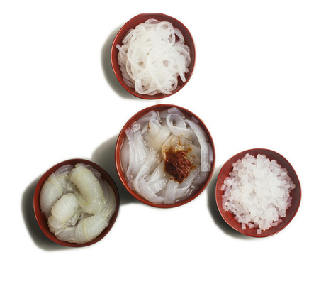 Geschmacklose japanische Konjac Nudel Shirataki für Spaghettis Fettuccine-Form