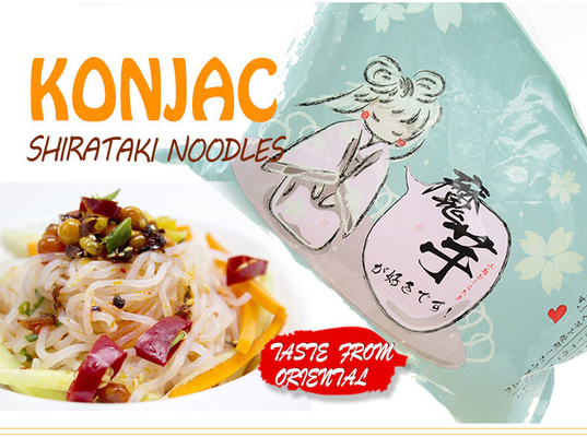 Niedrige Kalorien Konjac Nudel-Gluten Shirataki freie Konjac Shirataki-Reis-
