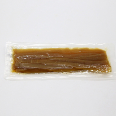 Sushi gewürztes Kanpyo legte Klette in den Plastiktaschen 1000g in Essig ein
