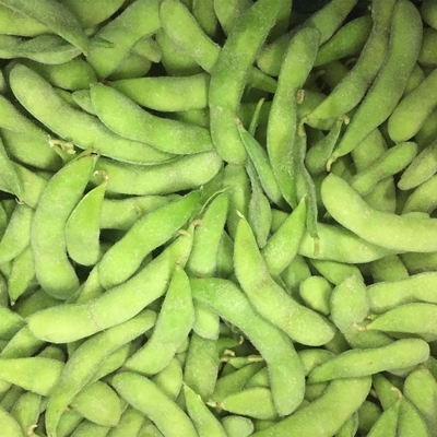 ganze Nahrungspflanze 4cm Längen-basierte gefrorene Edamame Podss IQF einen Grad