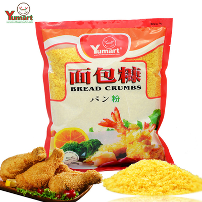 Weiße oder gelbe japanische Panko Brot-Krumen 200g 2-15mm für Fried Food